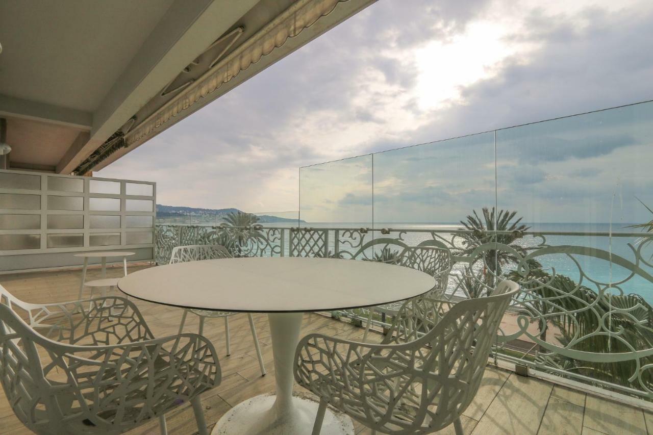 Seafront Modern Apartment Niza Exterior foto
