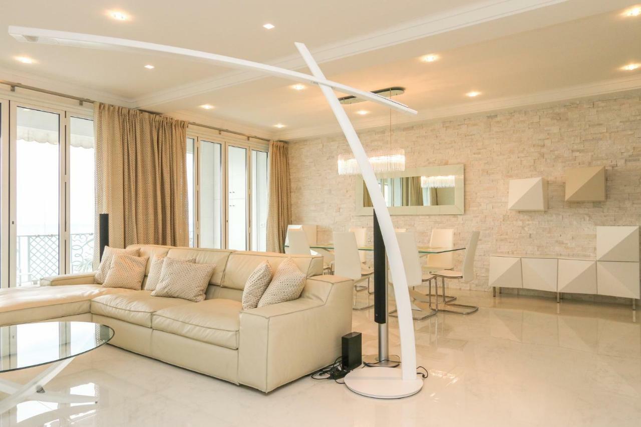 Seafront Modern Apartment Niza Exterior foto